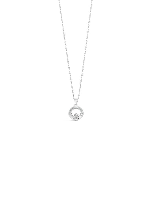 Absolute Silver Claddagh Pendant SP326SL