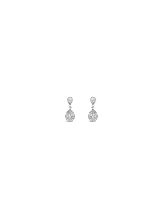 Absolute Silver Drop Earrings SE399SL