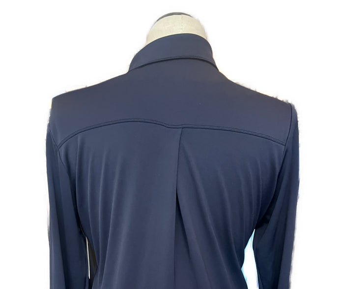 Adidas Women's Navy Long Sleeve Golf Polo Size XL MSP$70