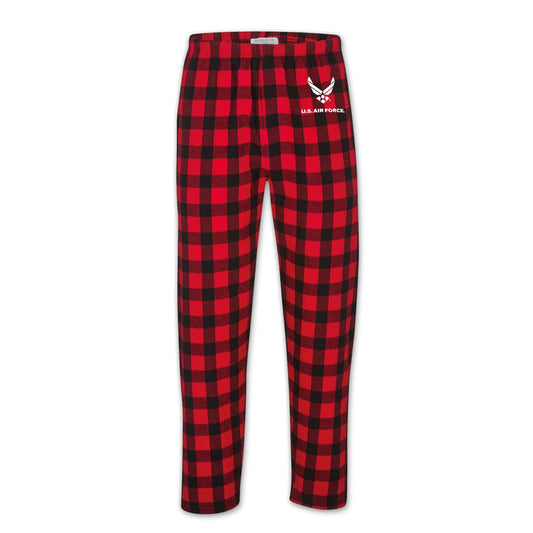 Air Force Wings Buffalo Check Flannel Pants