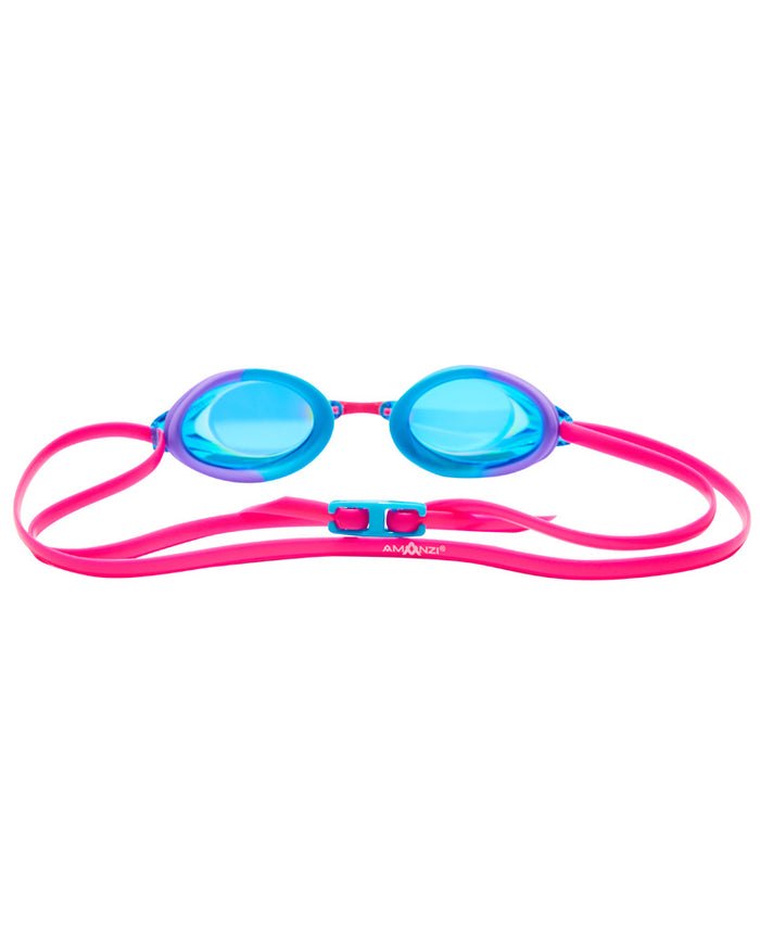Amani Axion Prismatic Mirror Goggle showing a sleek design with reflective mirror lenses and adjustable strap for skiing or snowboarding.