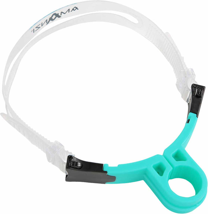 Amani Jet Axis Centre Snorkel in black, designed for comfortable snorkeling with a sleek, adjustable black snorkel mask accessory.