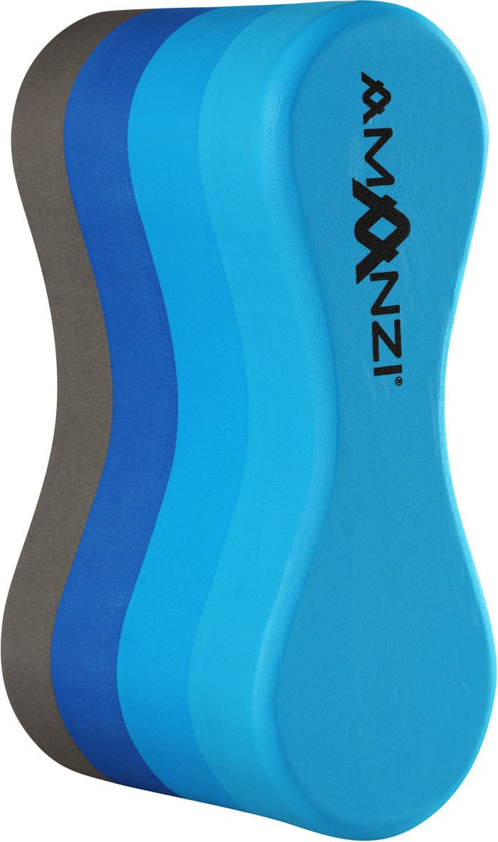 Amani Oceanic 4 Layer Pull Buoy for swimming training, multi-colored foam float designed for upper body support in the water.