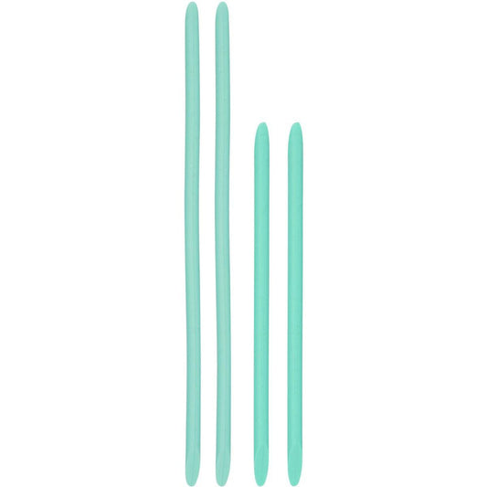 Amani Spearmint Hand Paddle Strap Kit in green for paddling, featuring a comfortable strap and textured paddle surface.