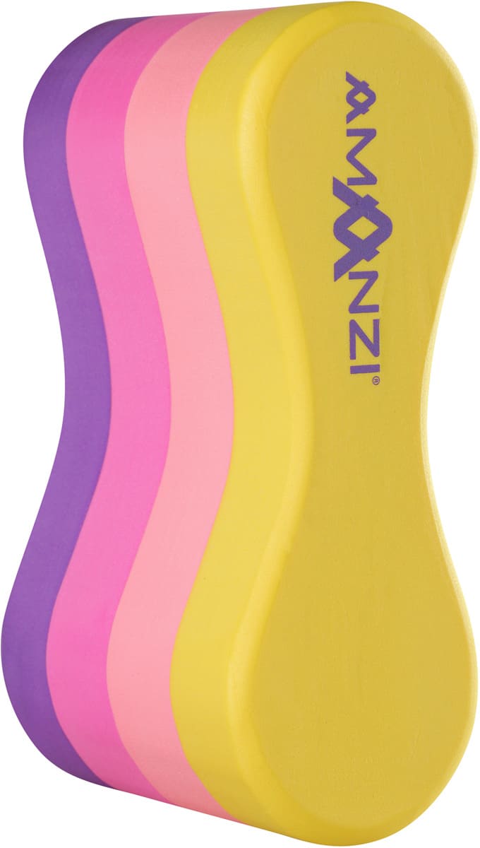 Amani Sunset 4 Layer Pull Buoy in multi-color, designed for swim training and water resistance exercises.