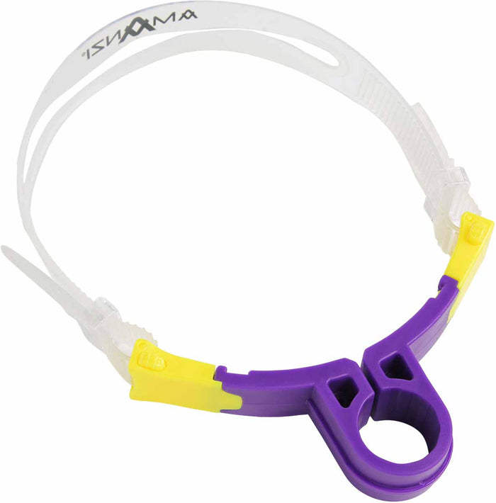 Amanzi Sunset Axis Centre Snorkel in pink with adjustable mouthpiece and tube for comfortable snorkeling.