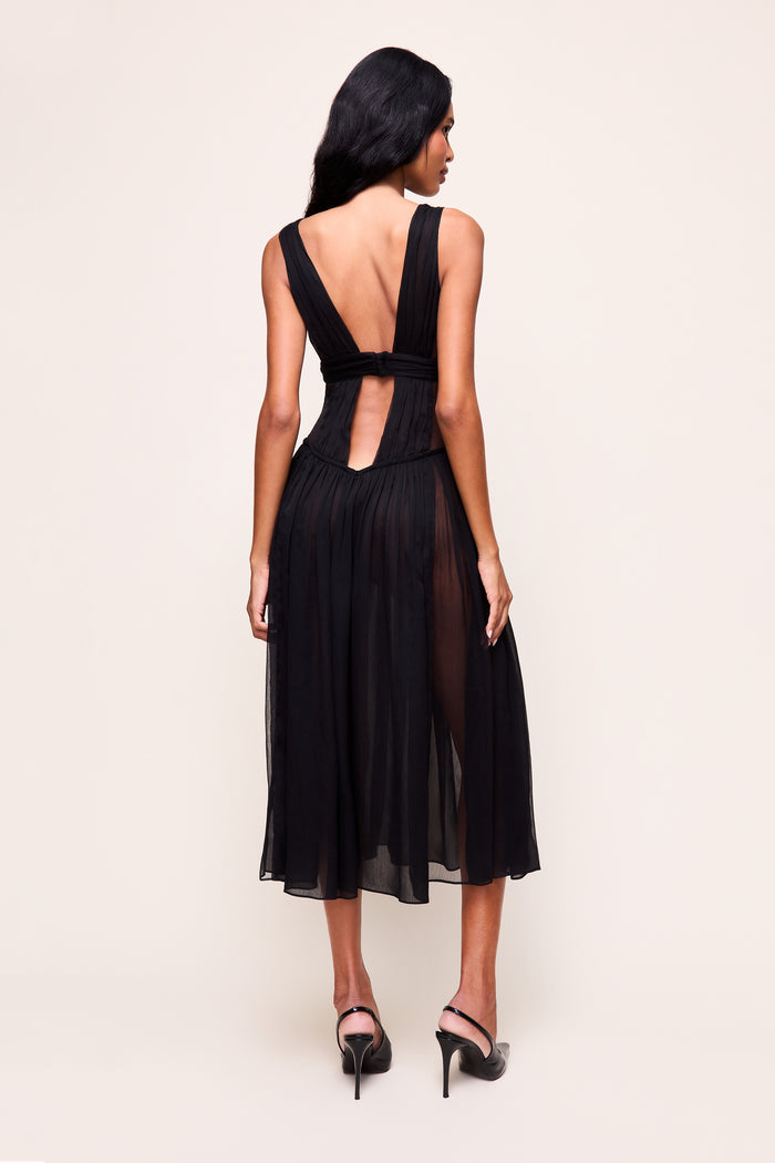 Amara Maxi Dress in Black