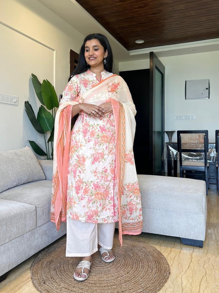 Ankaha Angrakha Cotton Suit