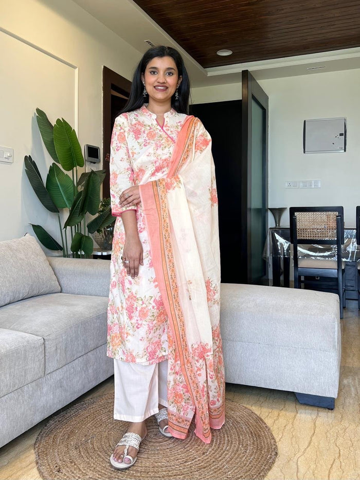 Ankaha Angrakha Cotton Suit