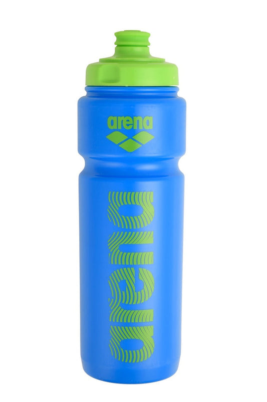 Arena Sport Bottle in royal blue and green, sports water bottle with a spill-proof lid and ergonomic design.