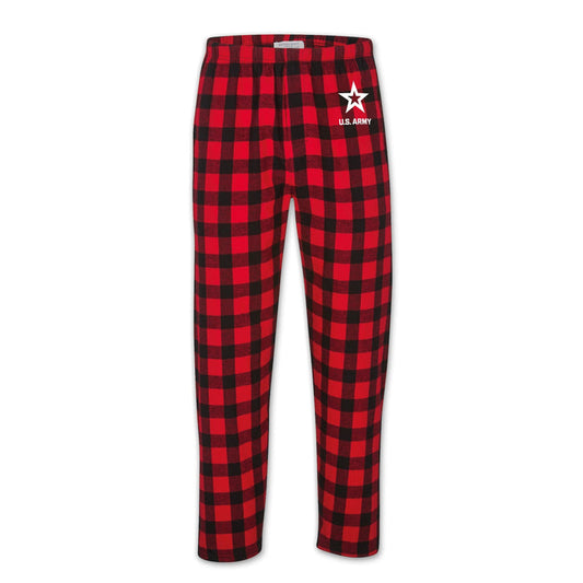 Army Star Buffalo Check Flannel Pants