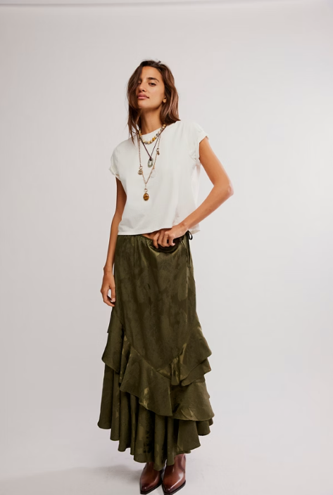 Autumn Promenade Maxi Skirt - Adventurer