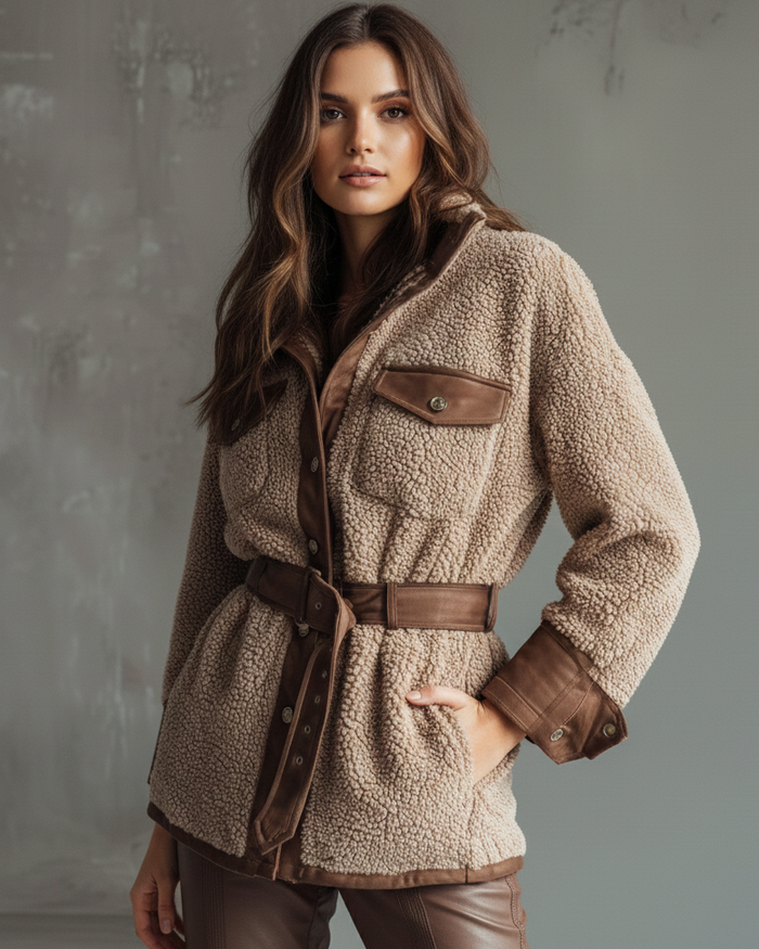 Averienne - Manteau Vintage Élégant