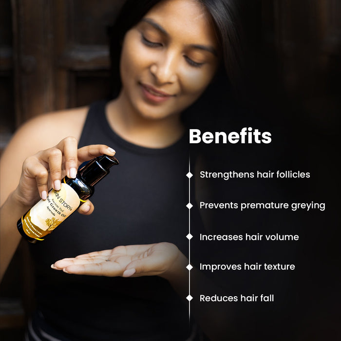 Ayurvedic Hair Growth Oil - The Skin Story - Hair Oil