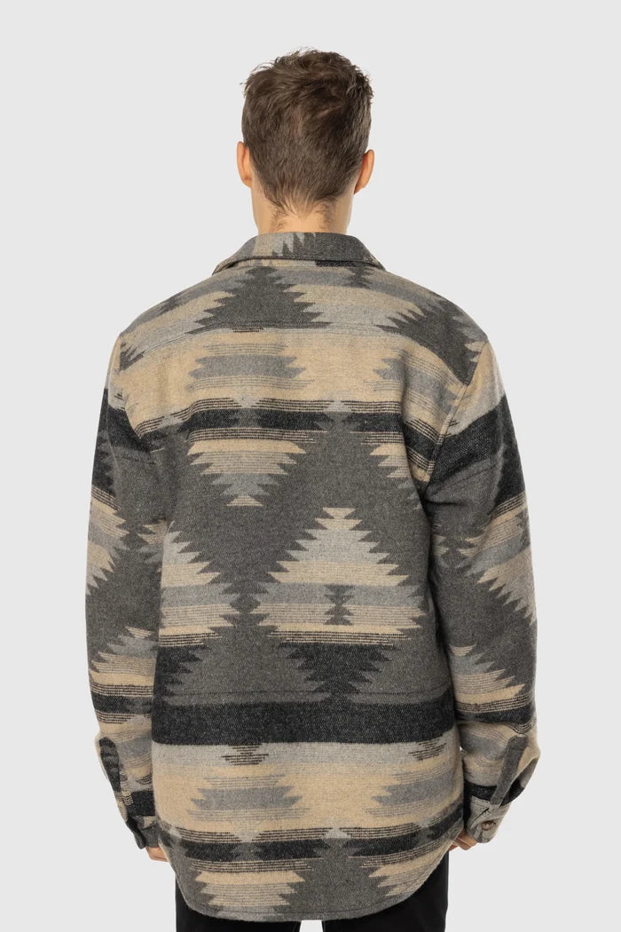 Aztec Overshirt Button Ups - Side