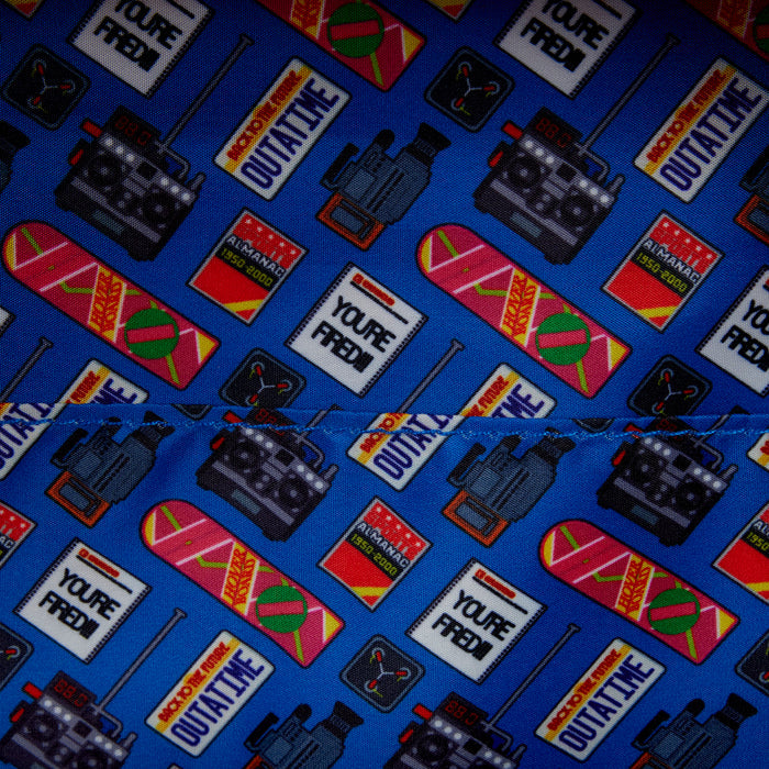 Back to the future marty mcfly puffer jacket loungefly mini backpack