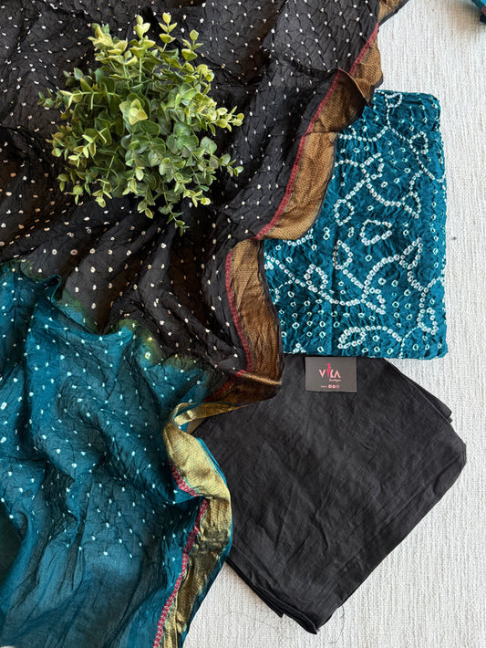 Bandhej cotton salwar material