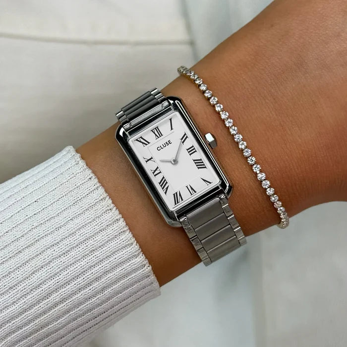 Belisenna Watch Steel, White, Silver Colour
CW15002