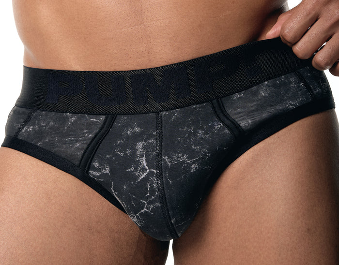BLACK WASHED BRIEF