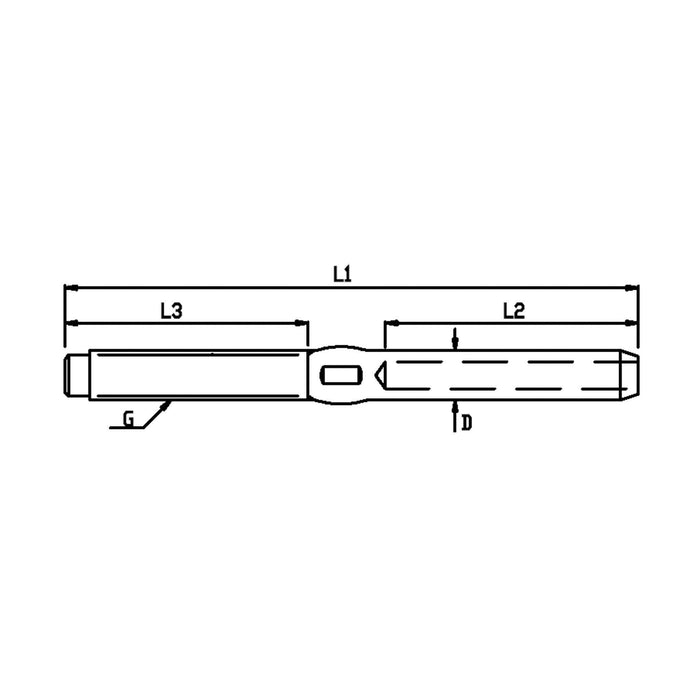 Blue Wave 6 mm M12 R/H Thread Terminal - Arthur Beale