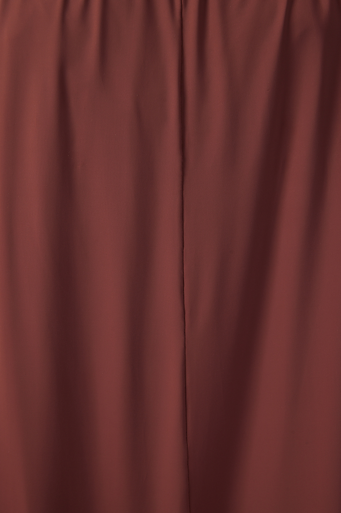 Brown Belted Balloon Jersey Jumpsuit_8