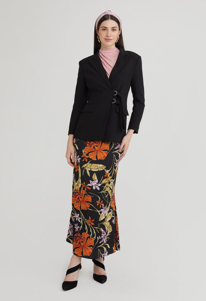 Buckle Accent Blazer