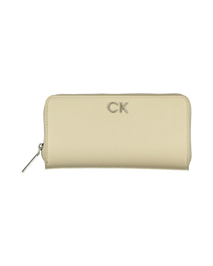 Calvin Klein Beige Polyurethane Women Wallet