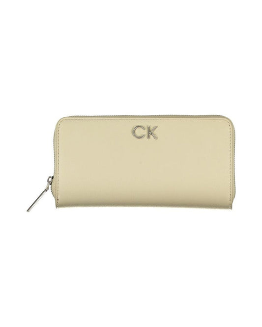 Calvin Klein Beige Polyurethane Women Wallet