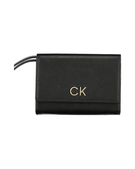 Calvin Klein Black Polyester Women Wallet