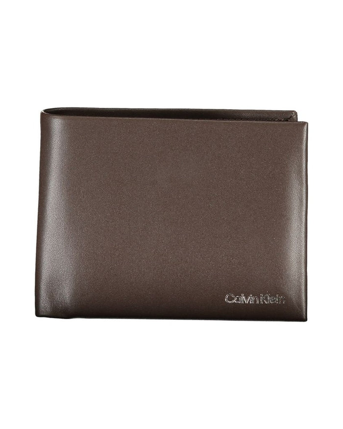 Calvin Klein Marrone Leather Men Wallet