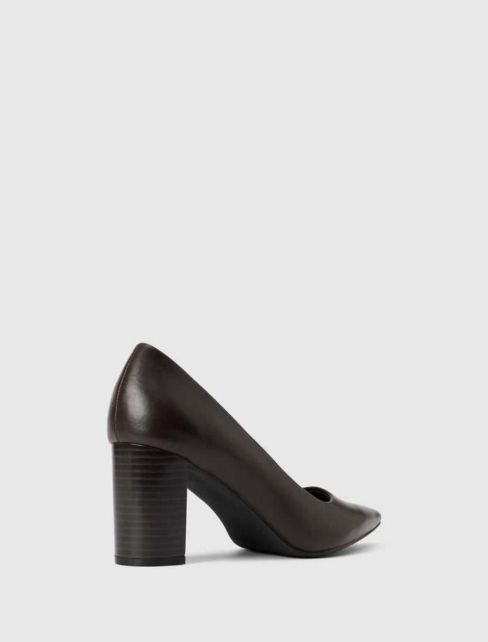 Cameron 2 Block Heel Court Shoe Forever New