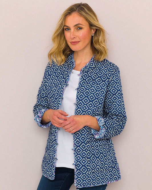 Camilla Quilted Reversible Ladies Jacket - Image 1 - The Classic Boutique