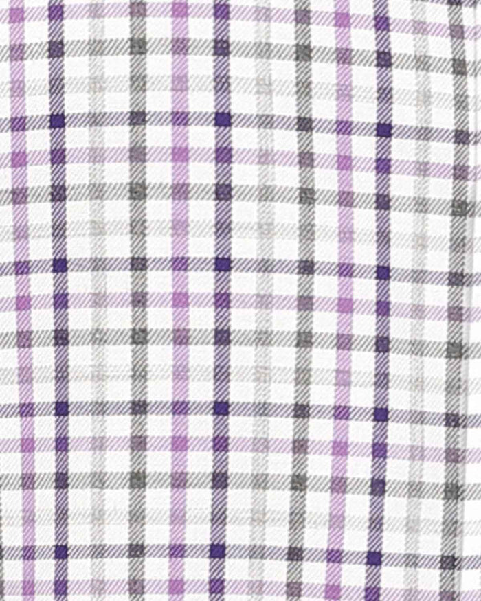 Carol Pure Cotton Long Sleeved Checked Blouse - Image 4 - The Classic Boutique
