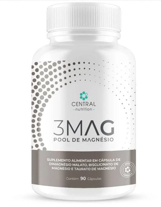 CENTRAL NUTRITION | 3MAG Trio Pool de Magnésio (90 cápsulas)