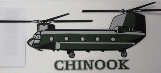 CH-47 Chinook Helicopter Decal