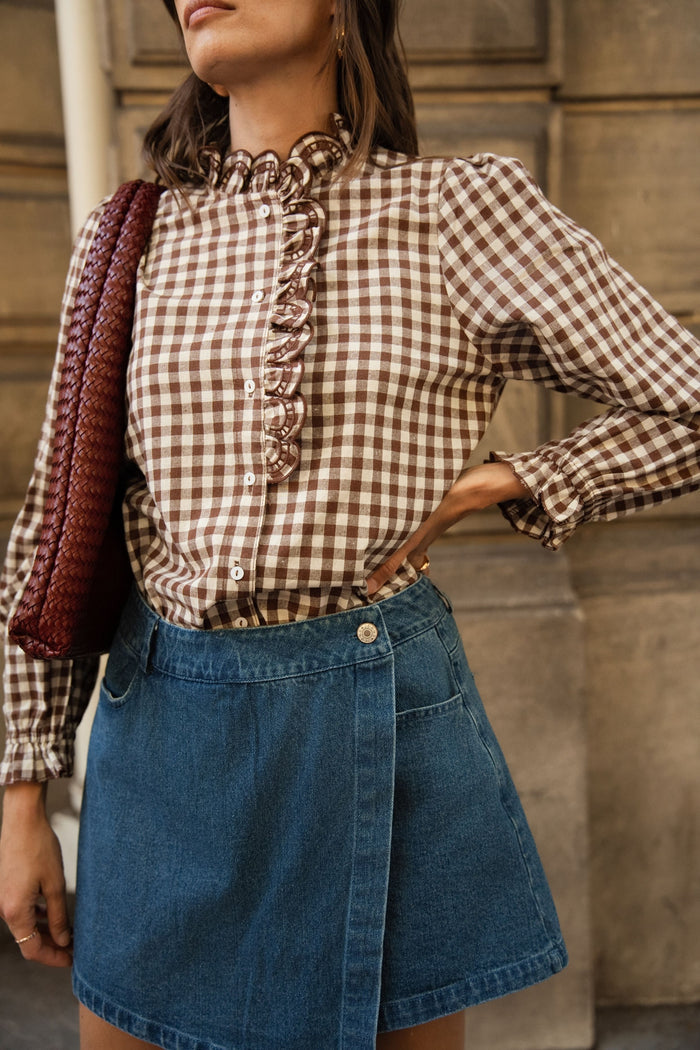 Chemise Odile - Choco