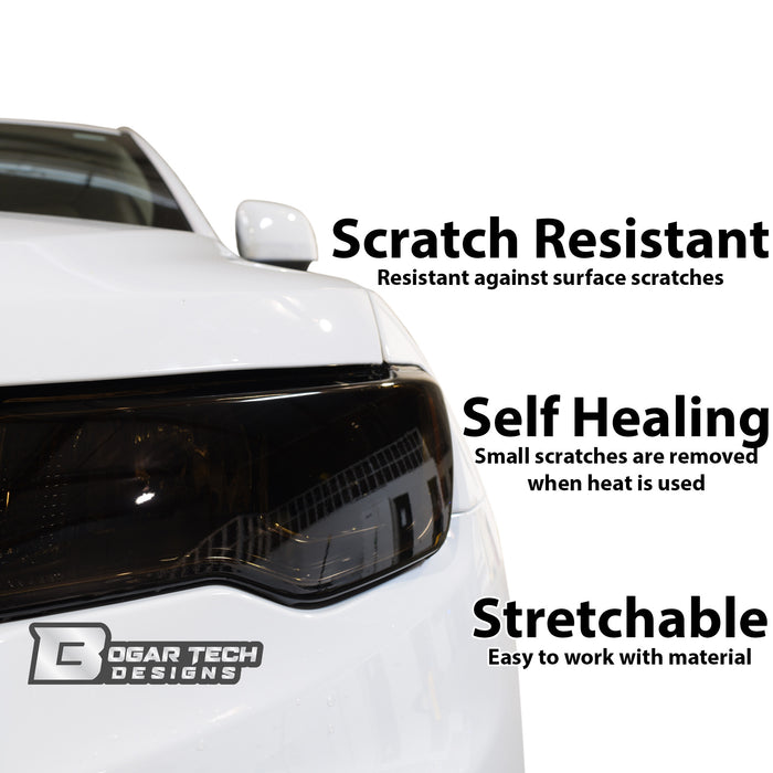 Full Headlight Taillight Precut Smoked PPF Tint Kit Film Overlay Fits Chevy Tahoe Suburban 2021 - 2024 - Bogar Tech Designs