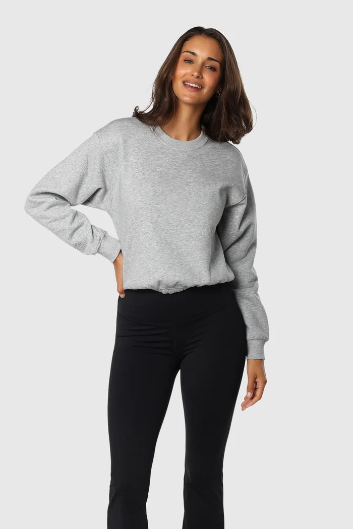 Cinch-Waist Crewneck Sweaters - Alternate 5