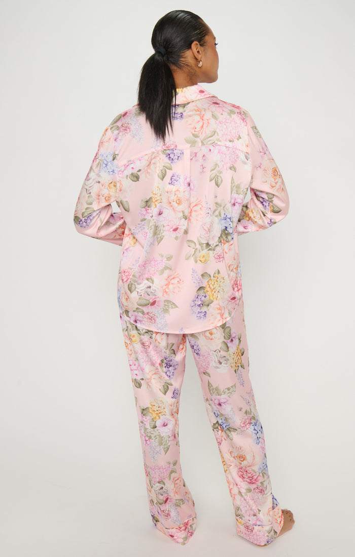 Classic PJ Set ~ Powder Pink Blooms
