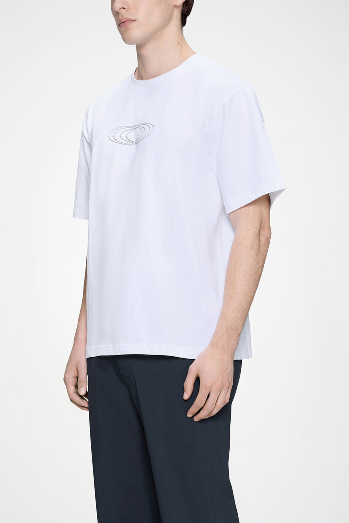 RAINS Classic T-shirt Splash White Short Sleeve
