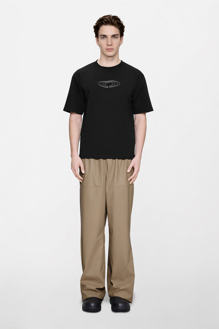 RAINS Classic T-shirt Splash Black Short Sleeve
