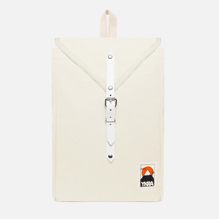 Cotton Canvas Scout Backpack - White