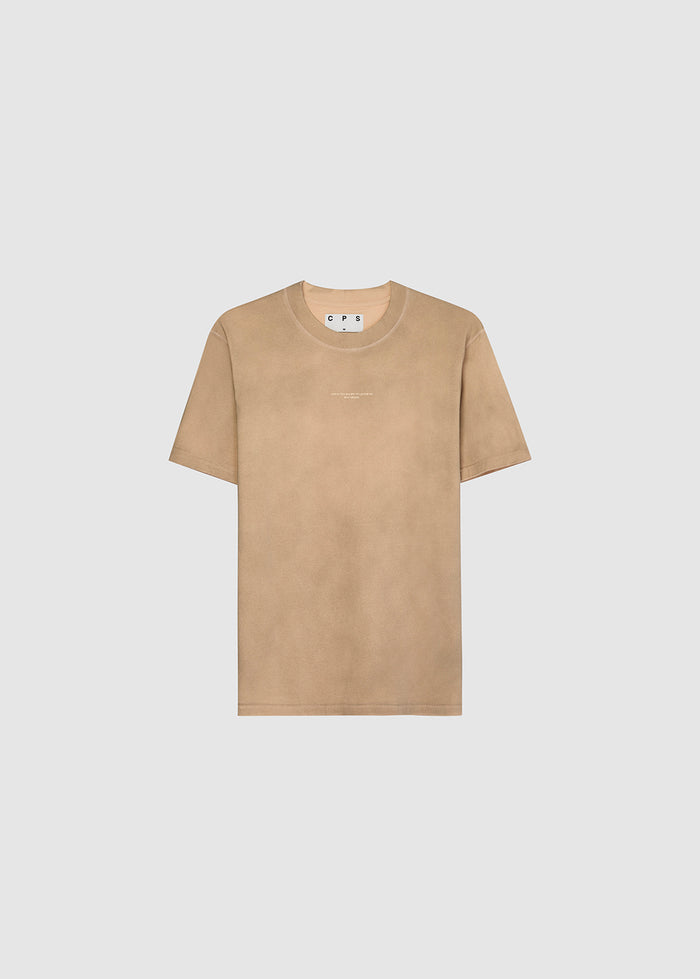 CREAM MINIMALIST GRAPHIC TEE