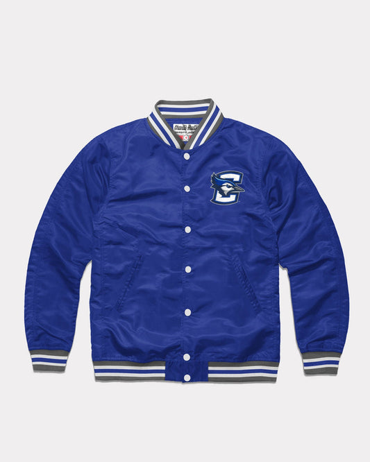 Royal Blue Creighton Bluejays Vintage Varsity Jacket Front