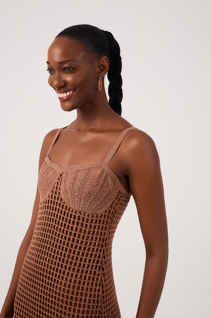Crochet Shell Midi Dress_4