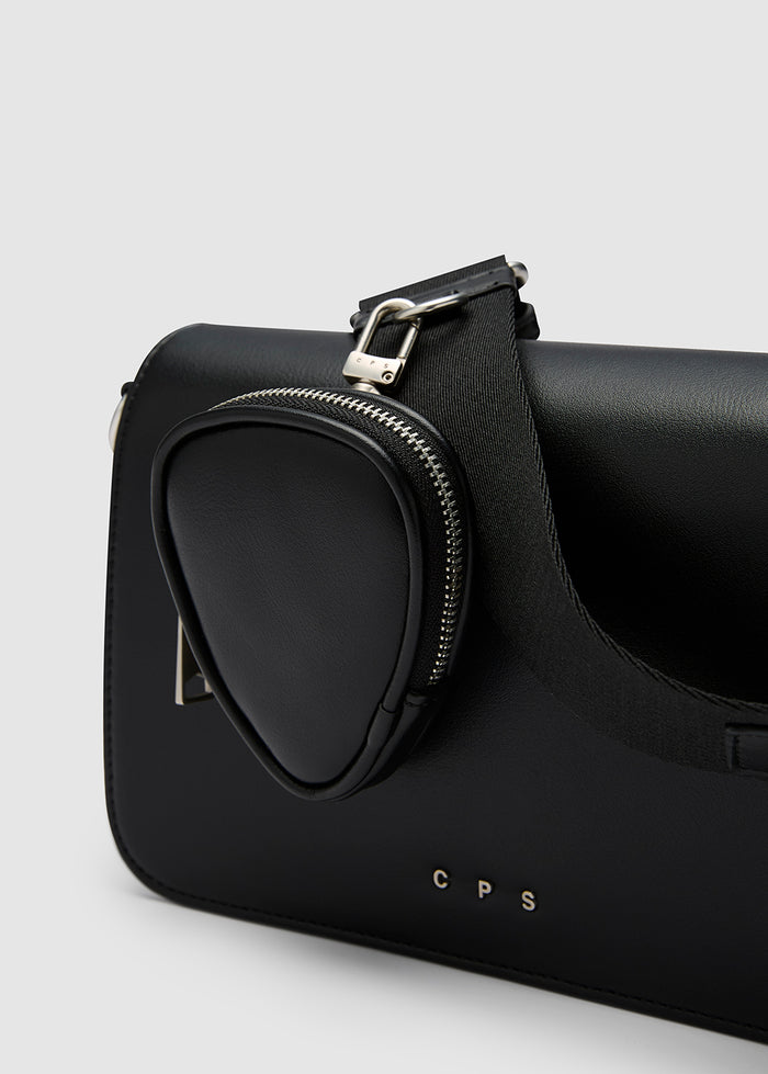 CROSSBODY FLAP BAG WITH SIGNATURE POUCH