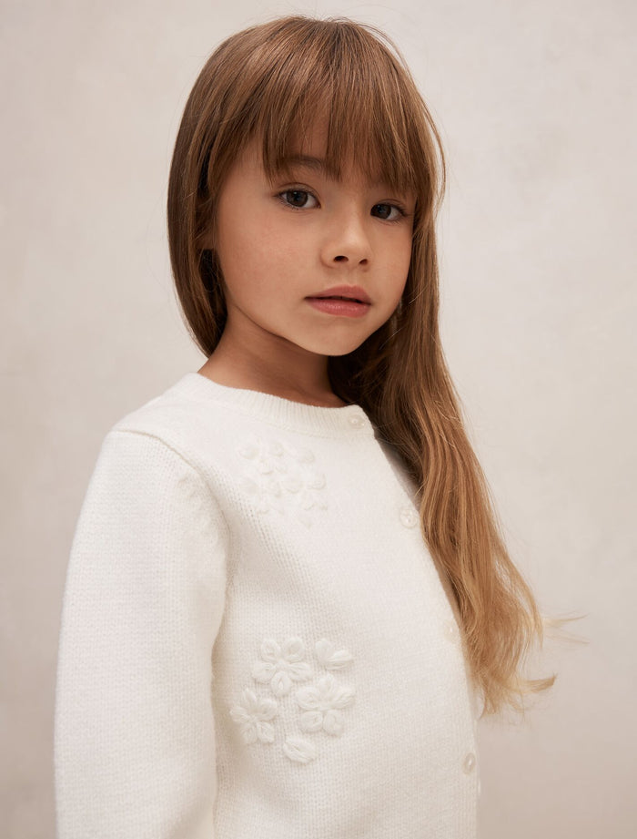Daisy Girls Flower Cardigan Forever New