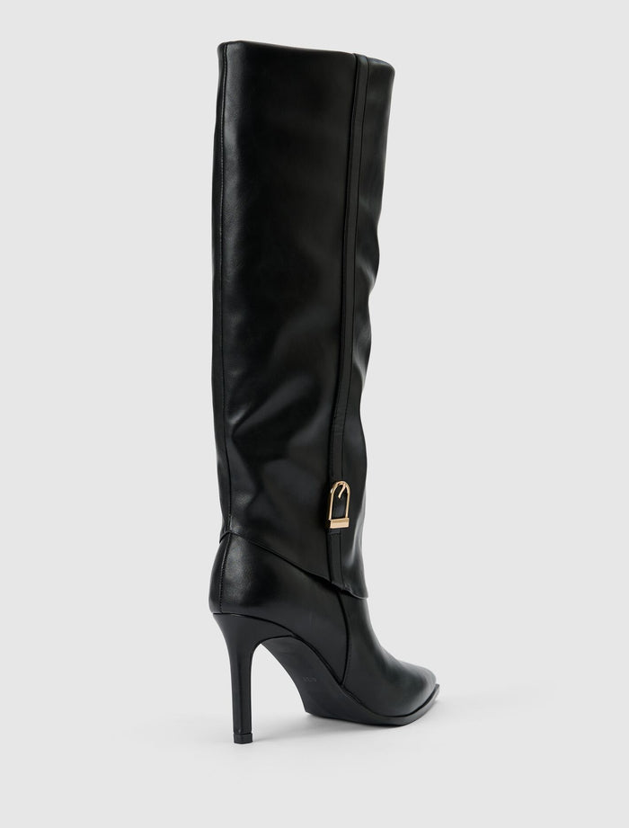 Danielle 2 Fold Over Knee Boot Forever New
