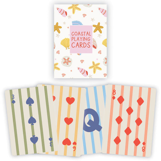 Deck of Playing Cards Coastal Seashells CALLIE DANIELLE