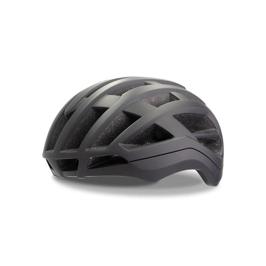 Rogelli Deiro fietshelm zwart voorkant.